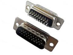 D-SUB male  26 Pin Three Row Solder Type